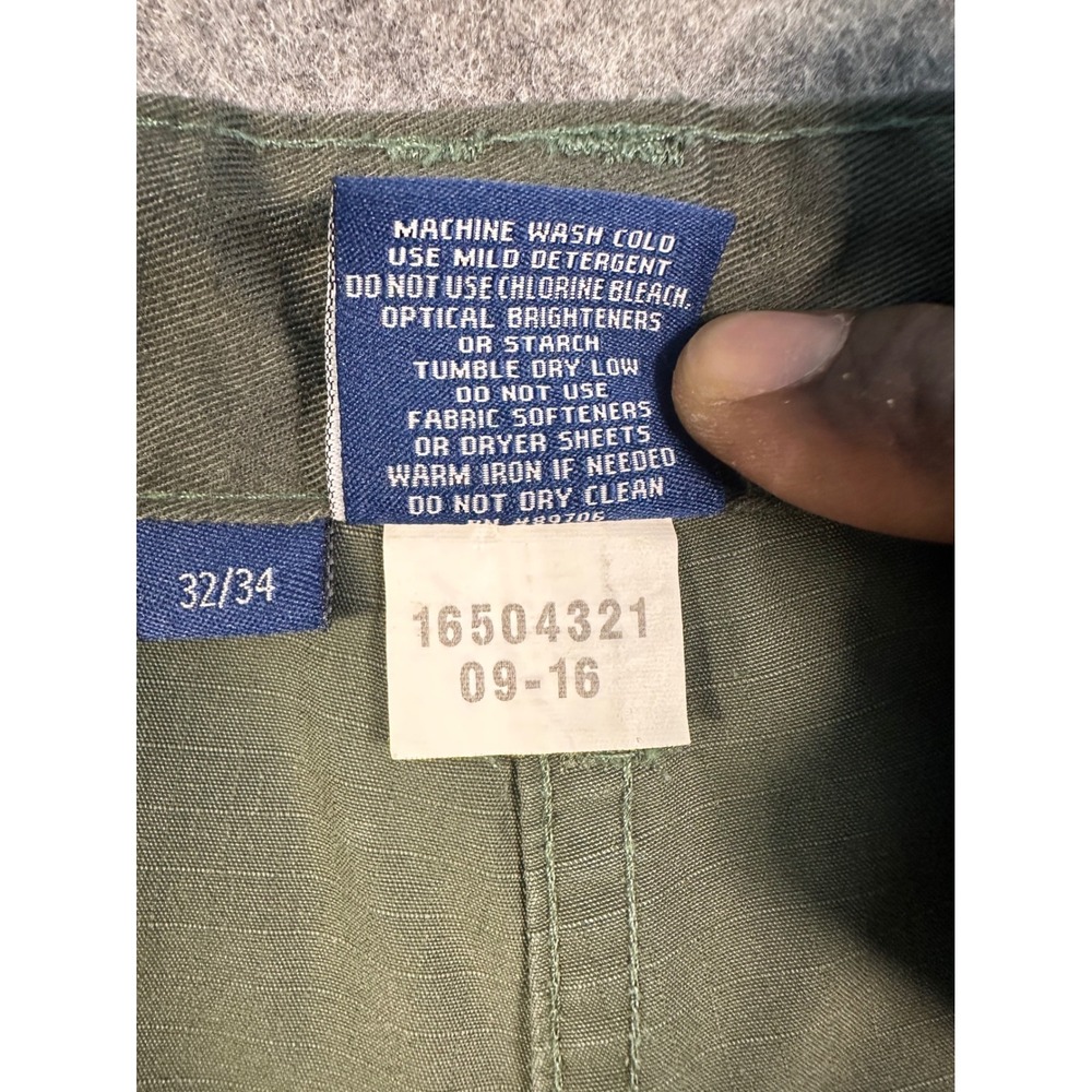 Propper Tactical Cargo Pants Mens‎ 32/34 Olive Green Ripstop Utility Trousers - Picture 6 of 9
